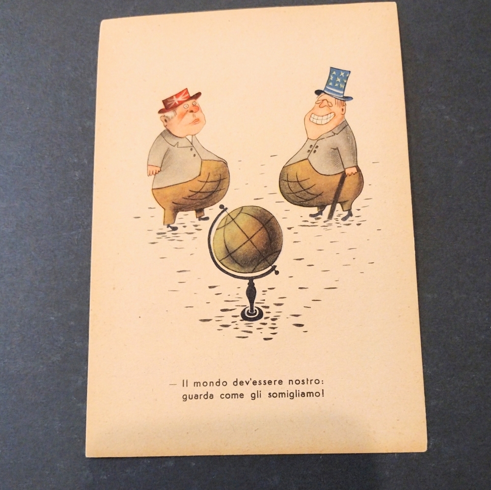 Postcard The World is Ours WWII